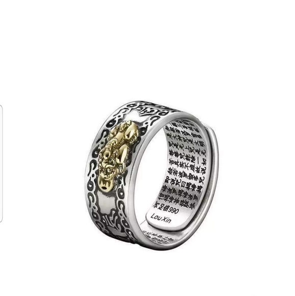 Karma by Avelon Jewelry - Feung Shui meditation & protection services ring Adjustable Size